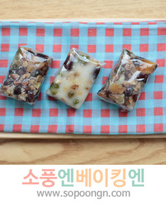 모둠영양찰떡 만들기세트(배기3종+호박다이스 포함)