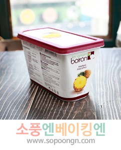 브아롱 냉동퓨레 파인애플 1kg