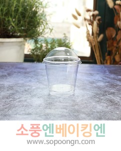 투명 무지 원형 디저트컵